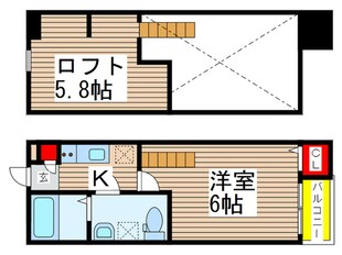 ディアコート亥鼻の物件間取画像